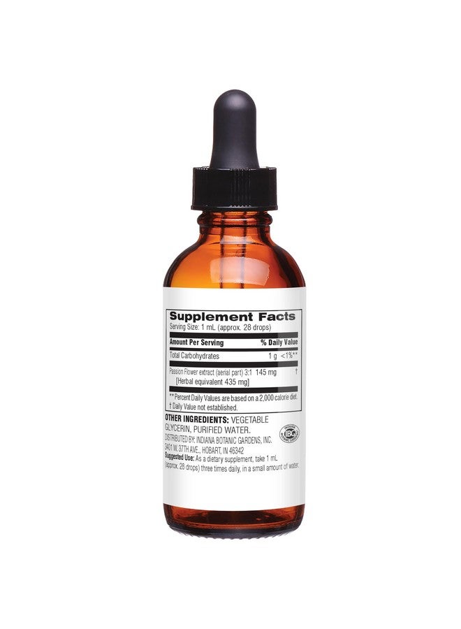 Botanic Choice مستخلص زهرة العاطفة السائل من بوتانيك تشويس - مكمل عشبي خالي من الكحول، دعم تقليدي للاسترخاء - 1 أونصة سائلة عبوة 2 - Image 2