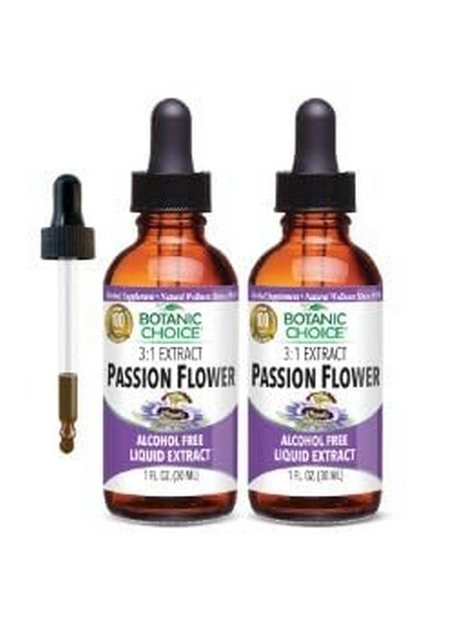 Botanic Choice مستخلص زهرة العاطفة السائل من بوتانيك تشويس - مكمل عشبي خالي من الكحول، دعم تقليدي للاسترخاء - 1 أونصة سائلة عبوة 2 - Image 1