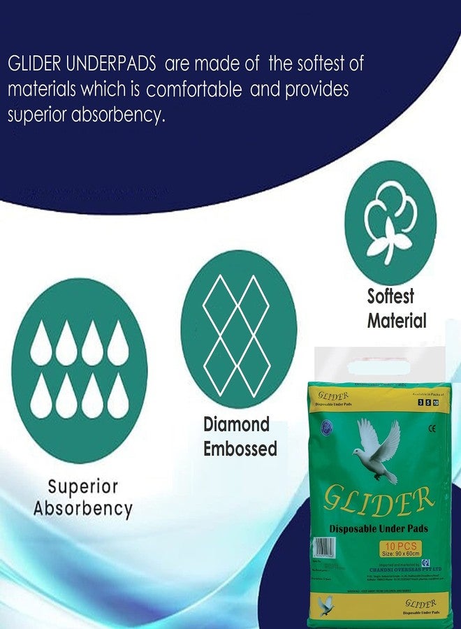 جلايدر وسادة جلايدر بريميوم تحتية - المقاس = 60 × 90 سم - كبير - 20 قطعة - Image 2