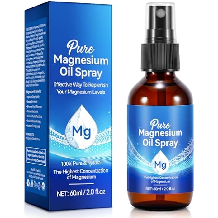 O.SECERT Pure Magnesium Oil Spray - Topical Organic Natural Magnesium Oil Spray for Feet, Body, Skin, Easy to Absorb and Use (1PC, 2.02FL.OZ) - Image 1