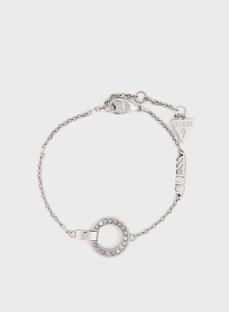 GUESS Lady Pave Circle Bracelet