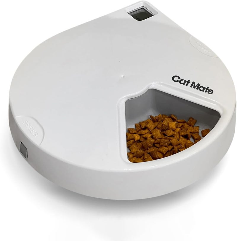 Cat Mate Stainless Steel Inserts x 5 for Five-meal Automatic Pet Feeder (Bowls Only) - Image 4
