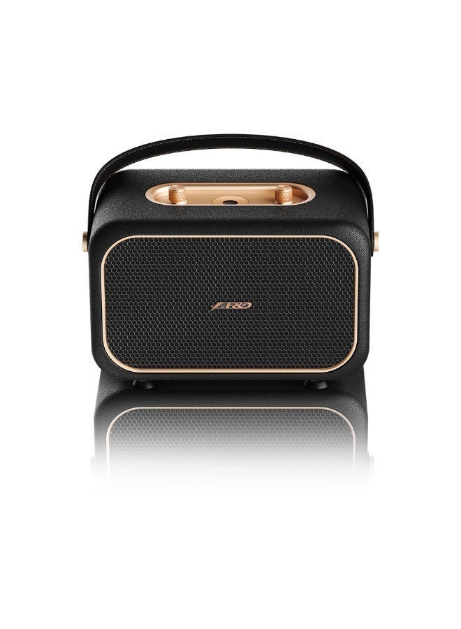 F&D RW40 Portable Bluetooth Speaker with 3 Speakers,Deep Bass and 360°Surround Sound, Rich Balanced Audio,APP Control,BT/AUX/USB Input Support,20H Playtime, Bluetooth 5.3 for Home Party(Without Microphone) - Image 1