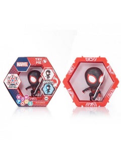 WOW! PODS Spiderman Collection - Miles Morales | Superhero Light-Up Bobble-Head Figure | Official Marvel Collectable Toys & Gifts, 4 Inches  - Image 3