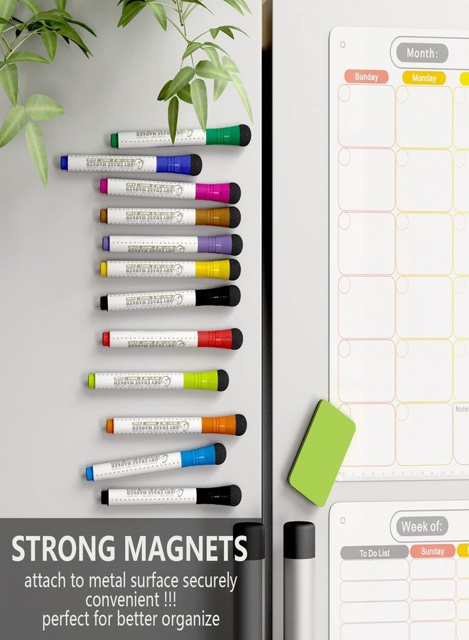Mag-Fancy Magnetic Dry Erase Whiteboard Markers, 1mm Fine Tip, 5 Pack Classic - Image 4