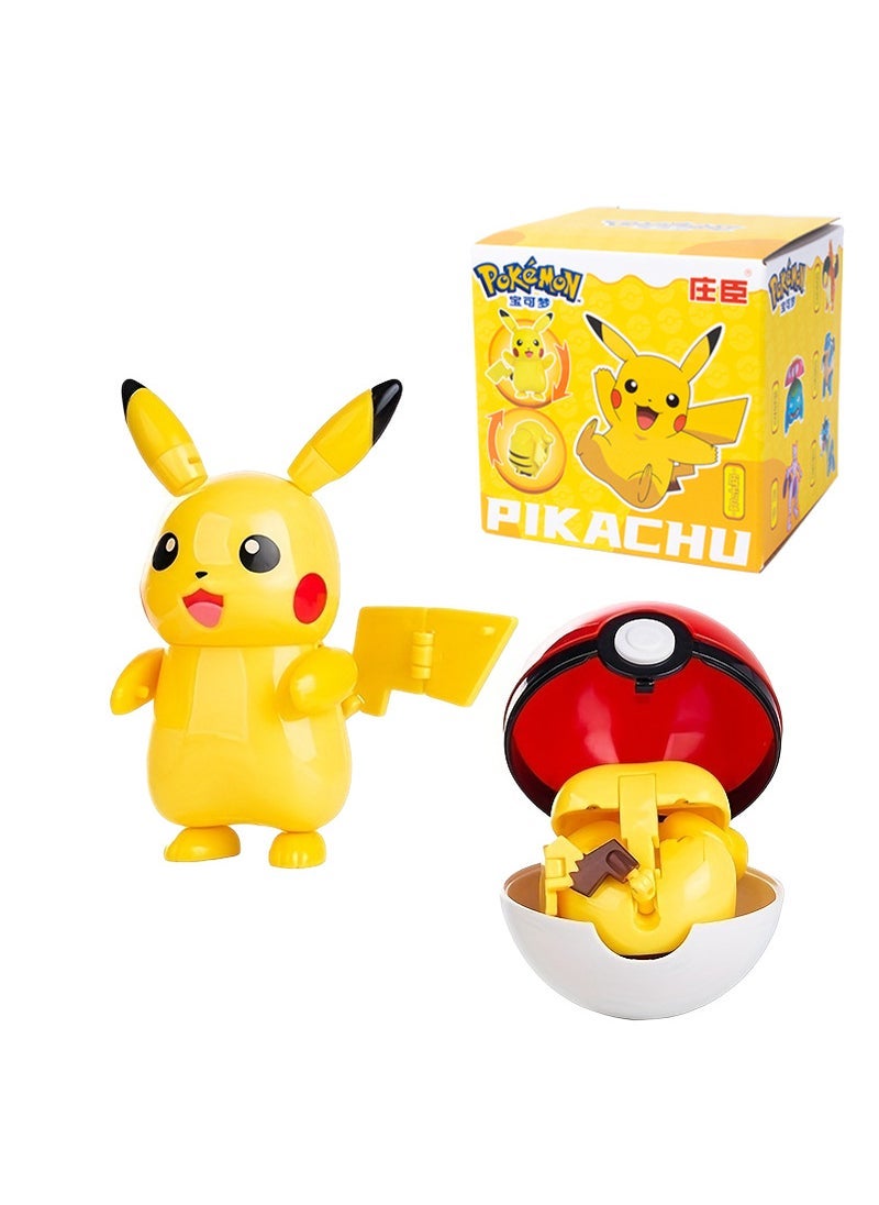 Authentic Pokémon Transforming Figures Gift Pikachu 【small box】】