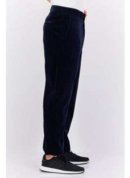 GANT Men Regular Fit Solid Corduroy Pants, Navy Blue  - Image 2