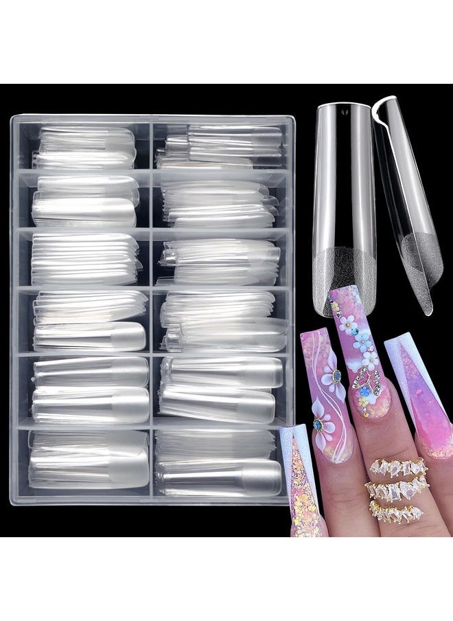 240Pc Xl Square Gel X Nail Tips Clear Fake Nails Extra Long Square Nail Tips Full Cover Artificial Fingernails Xl Soft Gel False Nail Tips For Acrylic Nail Extension Press On Nail Making - pzsku/ZDDC6333FE98733A7502AZ/45/_/1730894728/ccaef7d6-f1e4-4708-a36e-6c49d19debc7