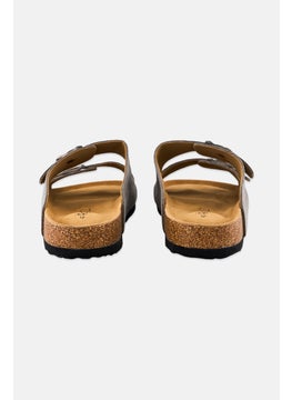 Algspar Men Buckle Slip On Cork Sandals, Grey  - Image 2