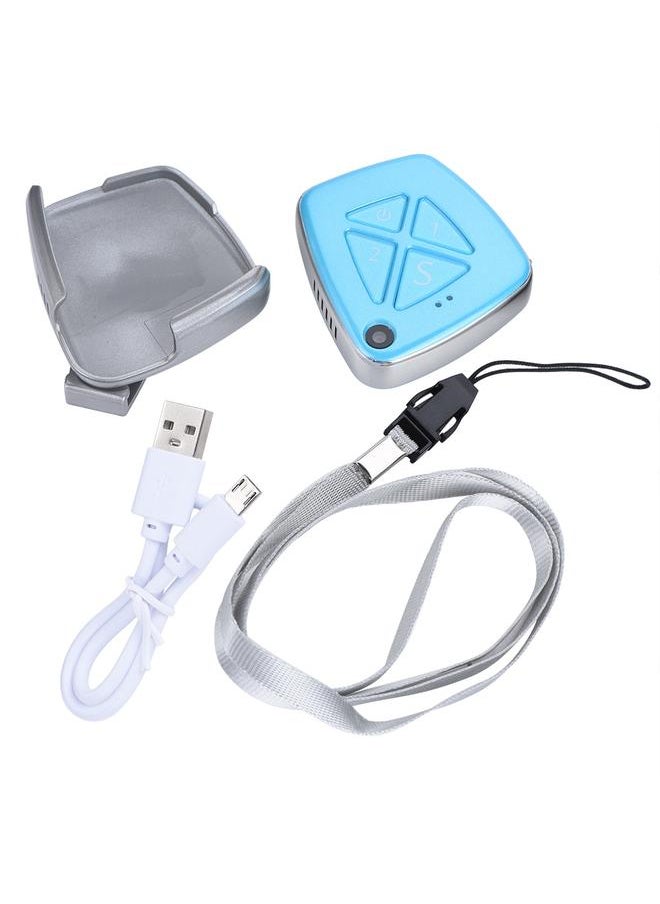 Thoraya - Dual communication Smart GPS Locator Remote Control One Key SOS Call Global Location Blue - Image 1