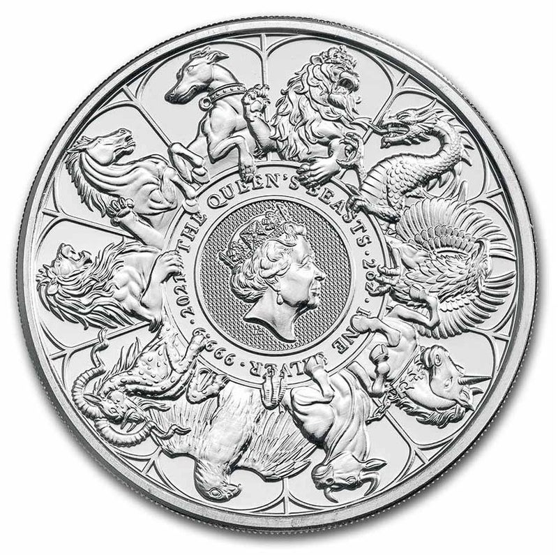 ABConcept Queen's Beasts Silver 2 oz Coin - Image 1