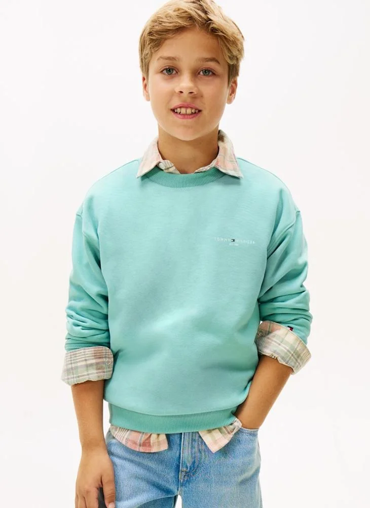 TOMMY HILFIGER Kids Mini Corp C-Neck Sweatshirt