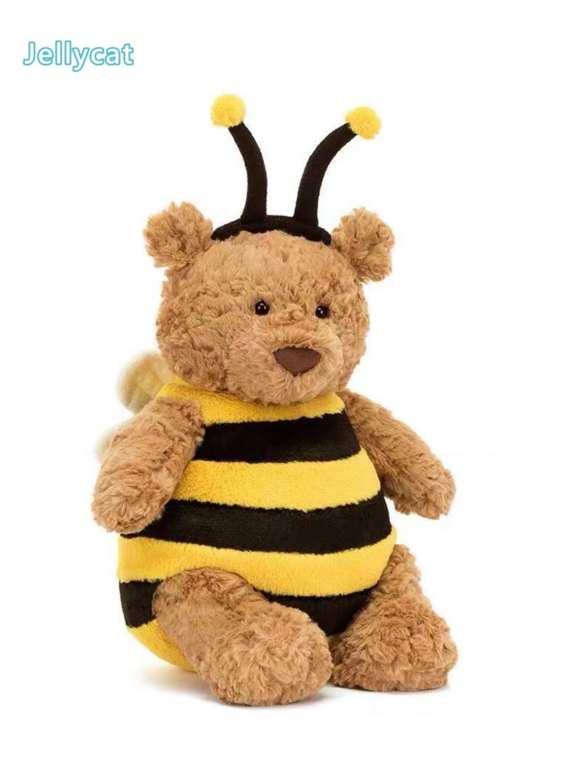 جيليكات ألعاب جيلي كات المحشوة من سلسلة دب بارسيلو اللطيف - دب النحل ٢٨ سم - Image 1