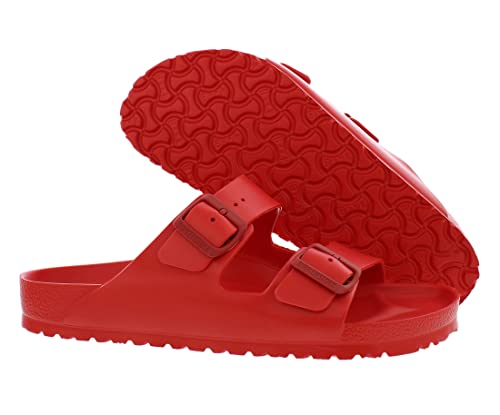 Birkenstock Unisex Arizona Essentials Slide-On Sandal, Active Red, 15-15.5 Women/13-13.5 Men, 46EU - Image 2