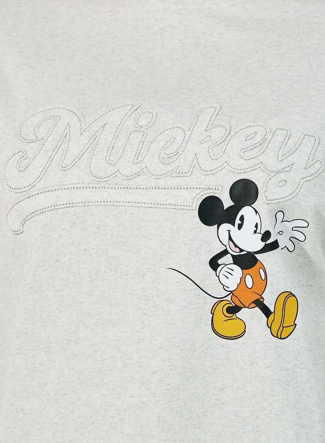 Styli Mickey Mouse Graphic Print Oversized T-Shirt