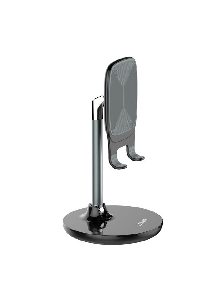 LDNIO Mobile Phone Holder Cellphone Stand For Home and Office Foldable Anti-skid Silicone Grip, Black MG05 - Image 1