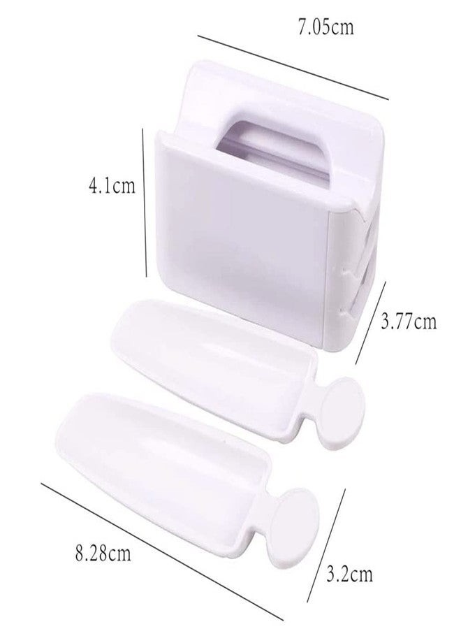 AISHU Nail Glitter Powder Recycling Storage Box Nail Art Dipping Powder Collection Tray Plastic Case Manicure Equipment Tools - Image 3