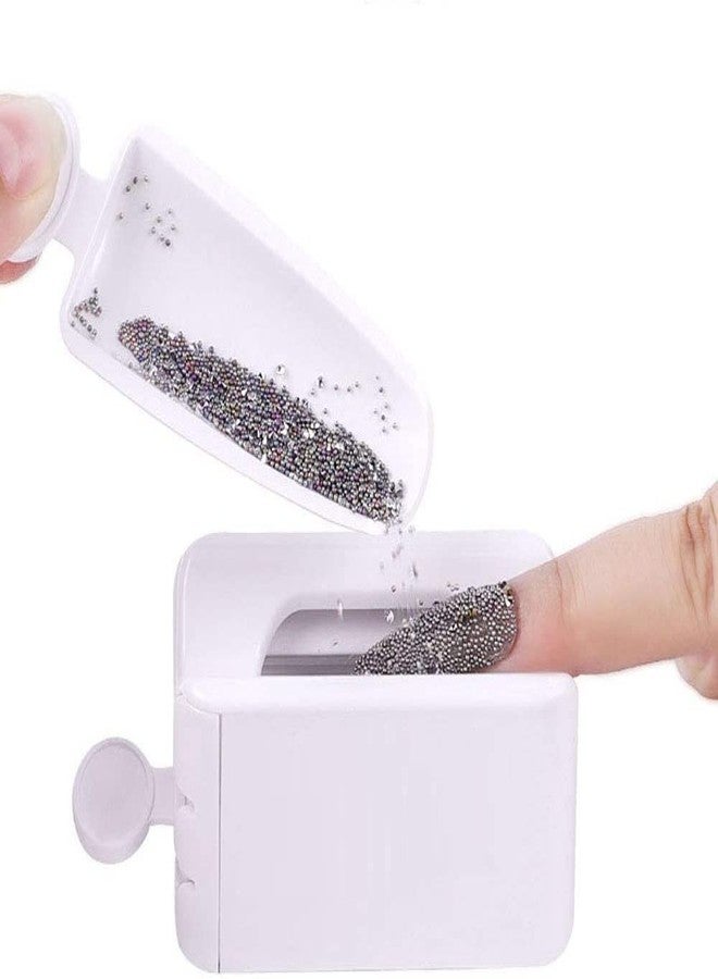 AISHU Nail Glitter Powder Recycling Storage Box Nail Art Dipping Powder Collection Tray Plastic Case Manicure Equipment Tools - Image 1