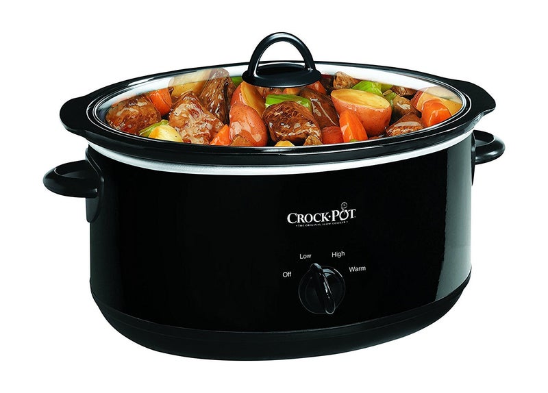 Crock-Pot Crockpot Manual 8Quart Slow Cooker Black 