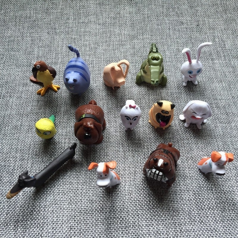 1 x 5 pcs Sonic Mouse Figurine Toy Model Collection 12 confidential