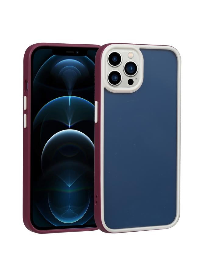 اس-توب جراب لهاتف iPhone 12 Pro Max، مصنوع من مادة TPU + PC بلونين - Image 1