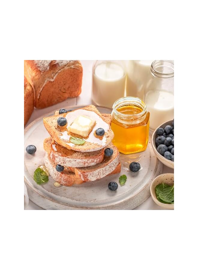 The Bros 24Pack 1.5oz Mini Hexagon Honey Jars with Wooden Dippers – Glass Honey Jars with Gold Lids, Tags, Stickers, Bee Pendants & 12m Twine – Perfect for Baby Showers, Wedding & Party Favors - Image 3