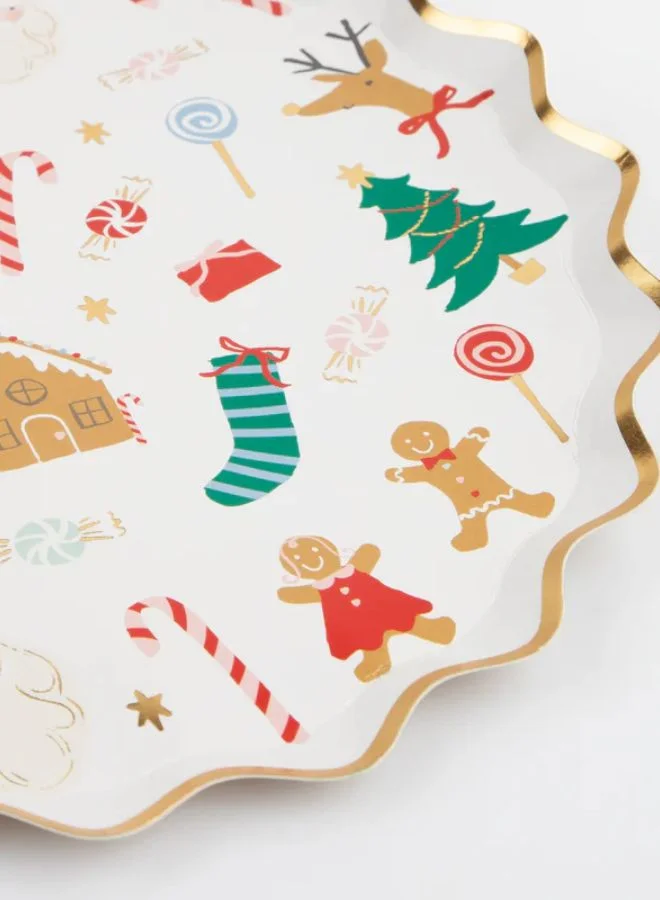Meri Meri Jolly Christmas Side Plates