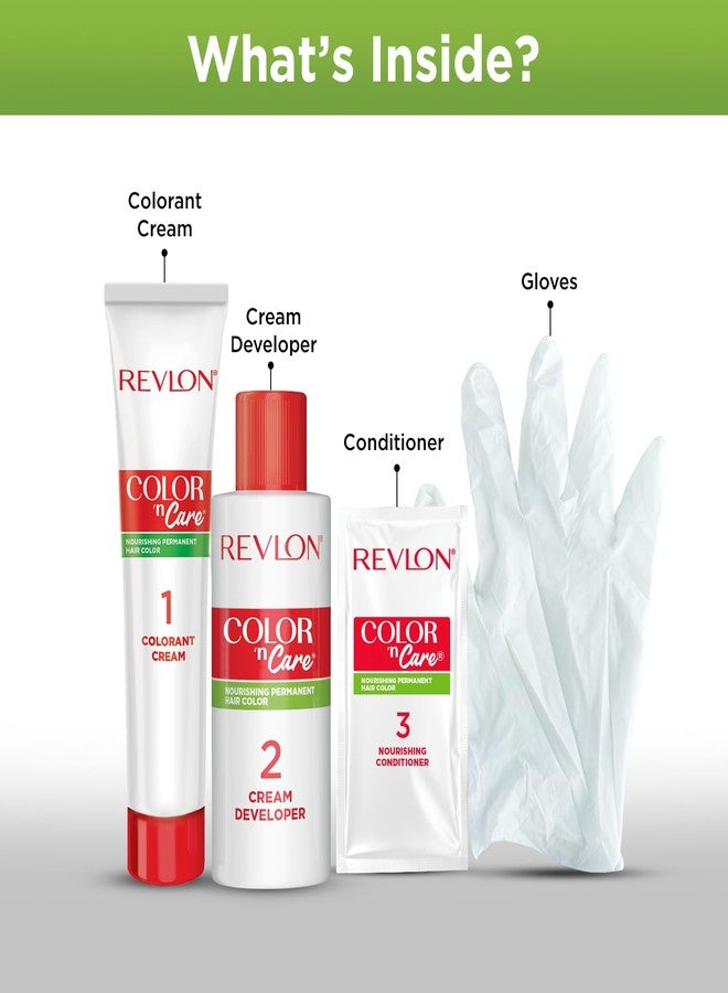 Revlon Color'n Care Nourishing Permanent Hair Color for Men- 1.0 Natural Black - Image 5