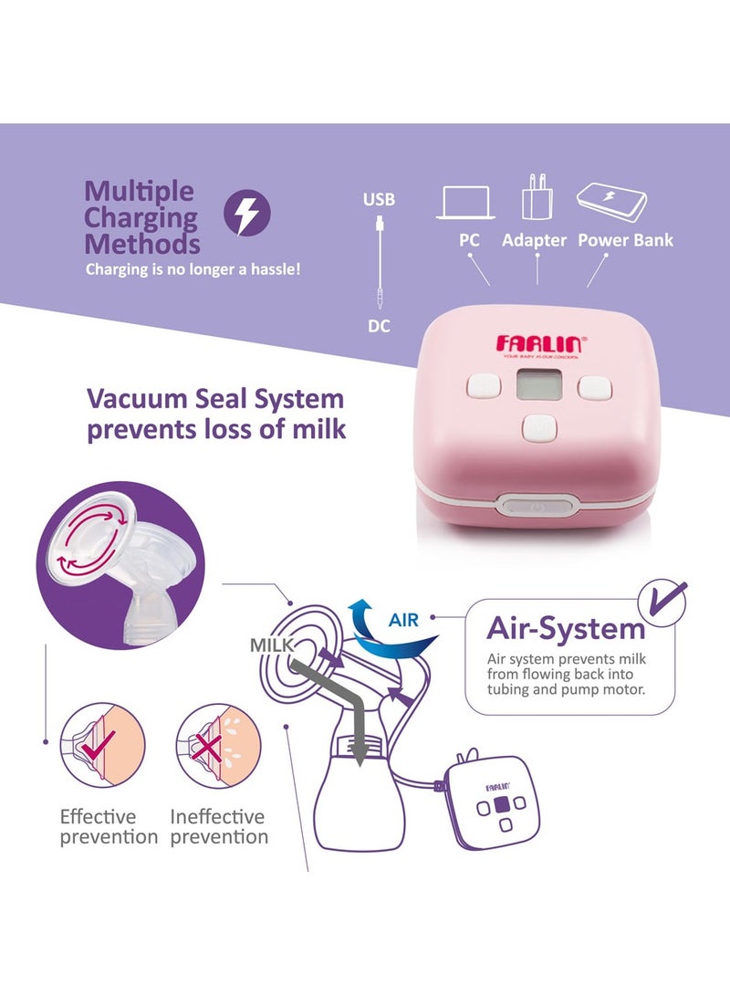 FARLIN Cube Manual & Electric Breast Pump Clear - Image 4