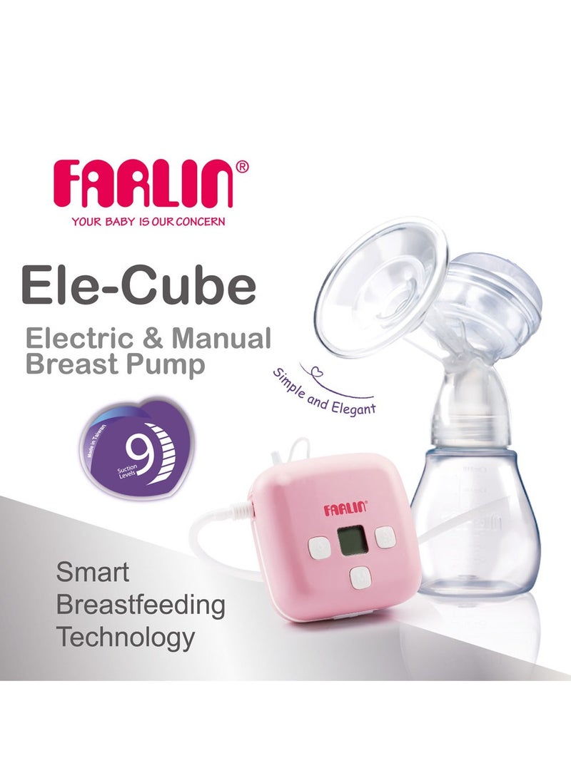 FARLIN Cube Manual & Electric Breast Pump Clear - Image 2