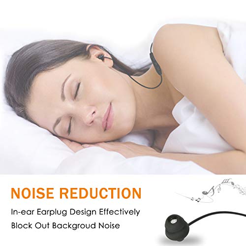 Goojodoq Bluetooth Sleep Headphones Bluetooth 4.2 Wireless Soft in-Ear Sleeping Earbuds, 18 Hours Music time, Wireless Sleep Headsets for Insomnia, Side Sleeper, Gym, Relaxation and Sports-Black - Image 3