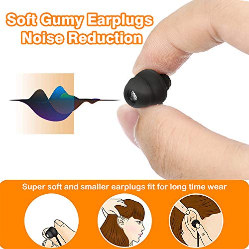 Goojodoq Bluetooth Sleep Headphones Bluetooth 4.2 Wireless Soft in-Ear Sleeping Earbuds, 18 Hours Music time, Wireless Sleep Headsets for Insomnia, Side Sleeper, Gym, Relaxation and Sports-Black - Image 5