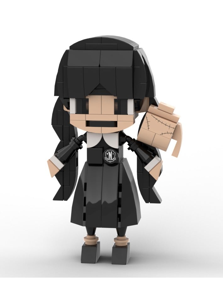 general Wednesday animation building blocks hand-held ornaments and toys beautifully restore the image of movie characters - Image 1