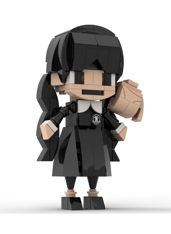 general Wednesday animation building blocks hand-held ornaments and toys beautifully restore the image of movie characters - Image 2