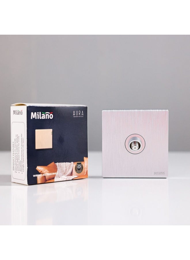 DANUBE HOME Milano 15A Socket Aura For Home Office Hotel Conventional Construction Project Slvr - Image 3