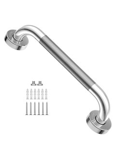 12 Inch Anti Slip Shower Grab Bar, Stainless Ste Knurled Bathroom Balance Bar, Safety Hand Rail Support Handicap Elderly Senior Assist Bath Handle - pzsku/ZDDC7494BED333AADEF66Z/45/_/1684608305/80f1ee84-459d-4f4d-bb87-60c9a0c0aab3