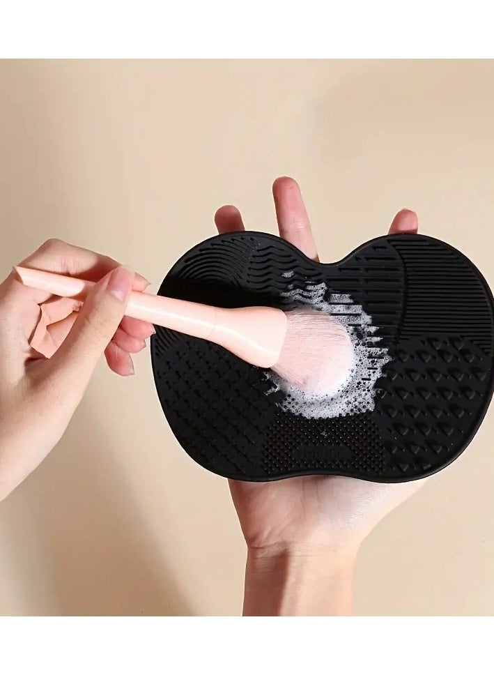 ORiTi 1PC Sioicone Brush Cleaner Wahing Brush Cleaning Mat Foundation Makeup Brush Cleaner Pad Universal Makeup Tool With Sunction Cuos - Image 2