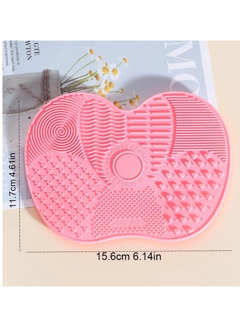 ORiTi 1PC Sioicone Brush Cleaner Wahing Brush Cleaning Mat Foundation Makeup Brush Cleaner Pad Universal Makeup Tool With Sunction Cuos - Image 5