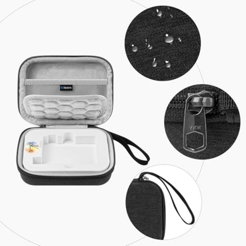 Geekria Audio Interface Carrying Case, Compatible with Teenage Engineering TX-6, EVA Hard Shell Portable Travel Bag Dark Gray - Image 2
