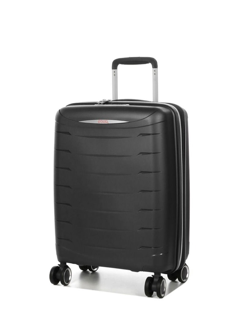 Jump Furano 2 PP Hard Expandable Suitcase Luggage Trolley 55 cm Cabin Charcoal  - Image 1