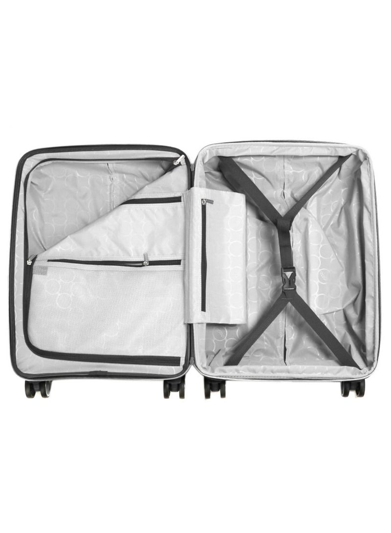 Jump Furano 2 PP Hard Expandable Suitcase Luggage Trolley 55 cm Cabin Charcoal  - Image 4