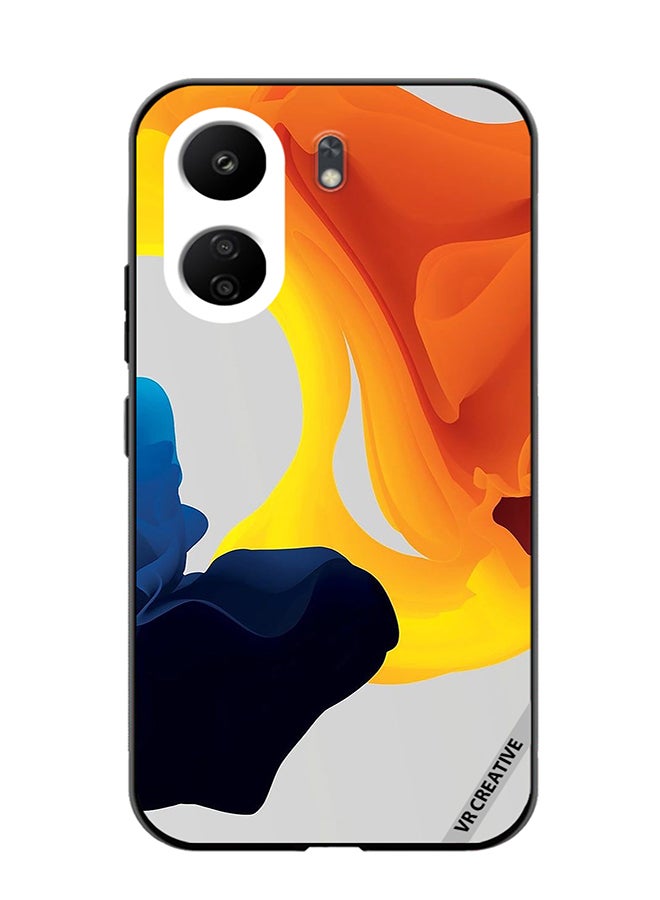 VR CREATIVE Protective Case Cover For Xiaomi Redmi 13C Fluid Color Layers Design Multicolour - Image 1