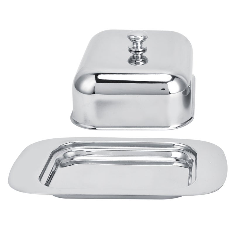 Stainless Steel Butter Box: Food-Grade Rust-Proof Butter Dish - Airtight Lid for Freshness, Easy Spread Butter Keeper for Home Kitchen, Restaurant And Home Cook - Image 4