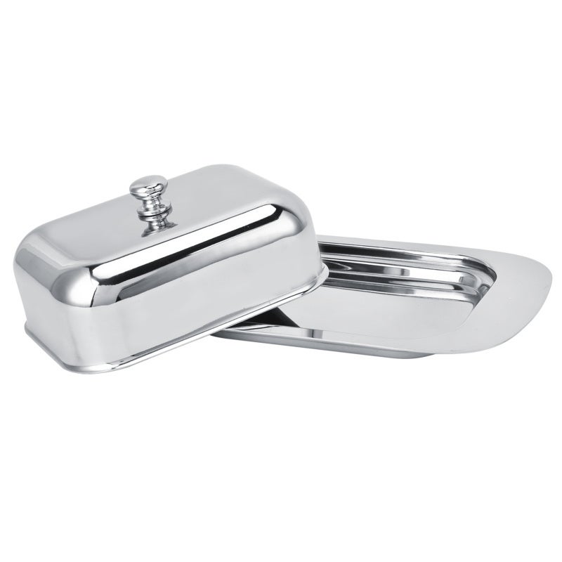 Stainless Steel Butter Box: Food-Grade Rust-Proof Butter Dish - Airtight Lid for Freshness, Easy Spread Butter Keeper for Home Kitchen, Restaurant And Home Cook - Image 2