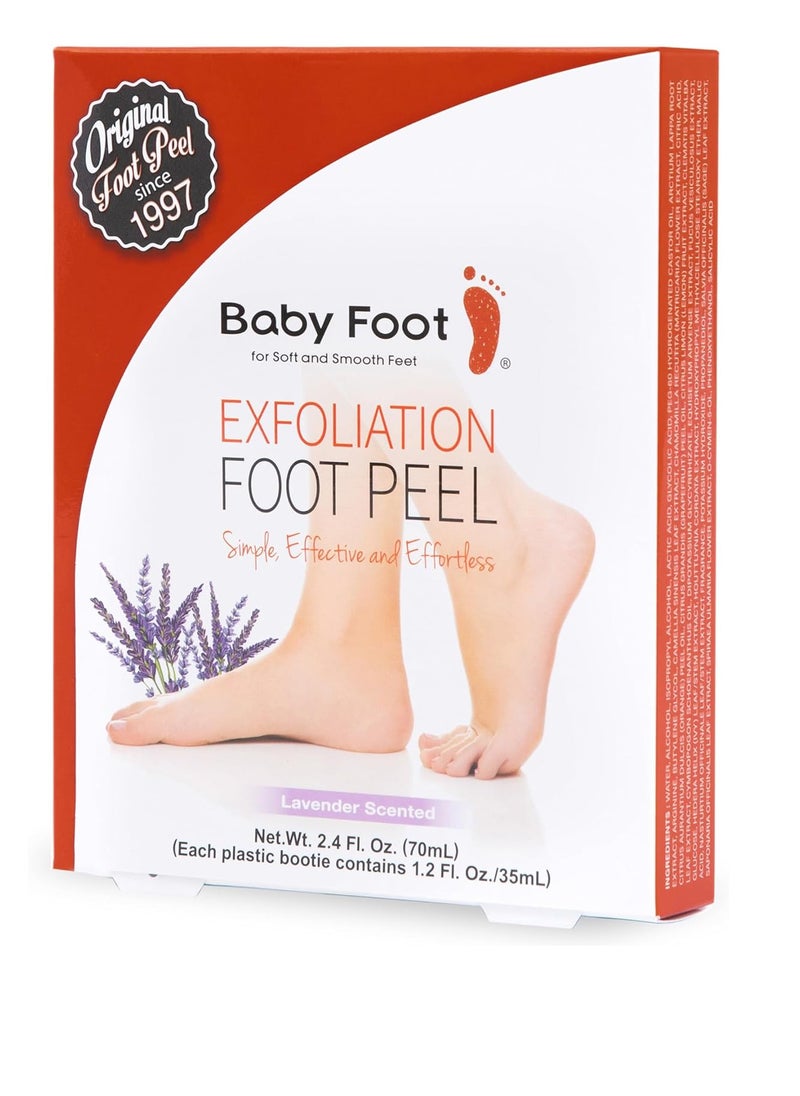 Baby Foot Original Exfoliant Foot Peel - 2.4 Fl. Oz. Lavender Scented Pair  - Image 1