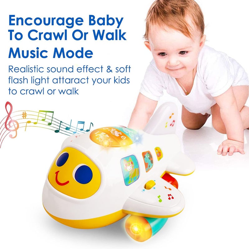 Hola - Bump N Go Learning Plane With Light & Music - 6103 - Image 5