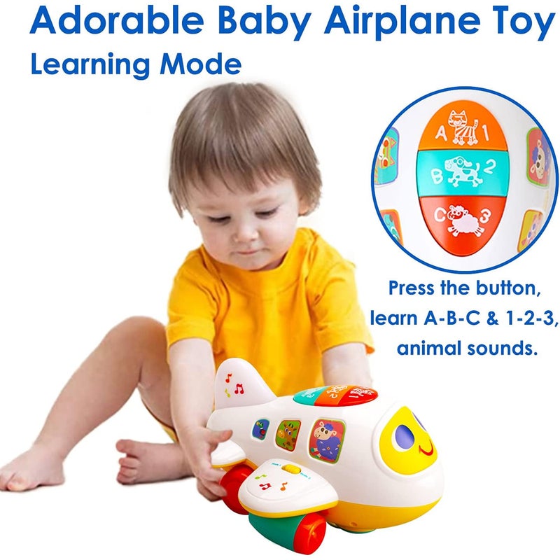 Hola - Bump N Go Learning Plane With Light & Music - 6103 - Image 4