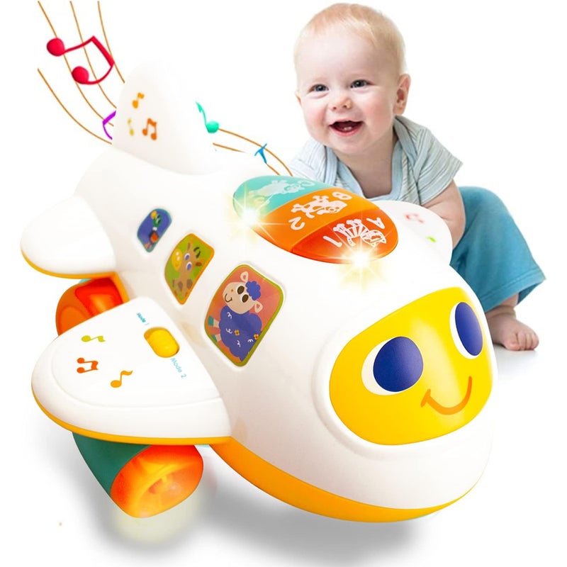 Hola - Bump N Go Learning Plane With Light & Music - 6103 - Image 2