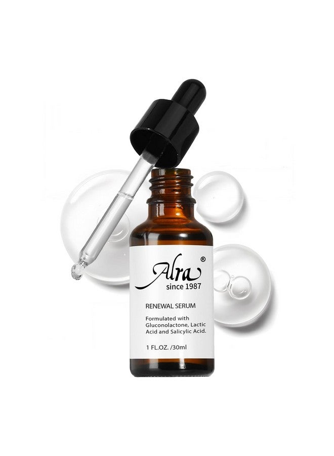 Alra Renewal Serum for Face, Exfoliating Facial Serum for Anti-Aging, Blackhead, Pores Minimizer, All-IN-ONE Night Serum Skincare Gifts for Women & Men, 1 fl oz - Image 1