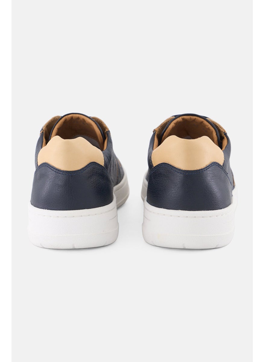 GEOX Men Lace Up Casual Shoes, Dusty Navy  - Image 4